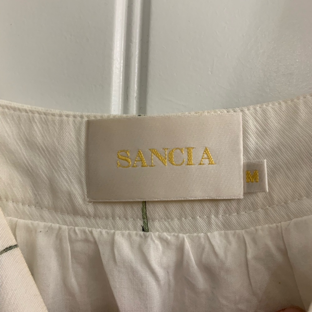Anthropologie Sancia floral dandelion Cream Midi Dress - Picture 4 of 7